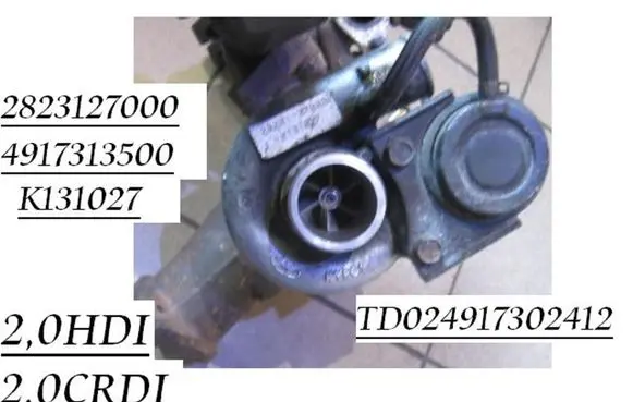 Hyundai Terracan Turbo 2823127000 TD024917302412