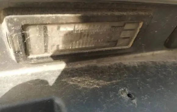 Renault Scenic II - Grand scenic II Number plate light