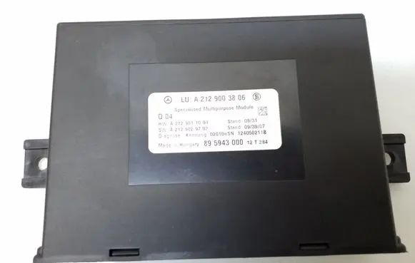 Mercedes-Benz E W212 Other control units/modules A2129003806 A2129011000 A2129029702