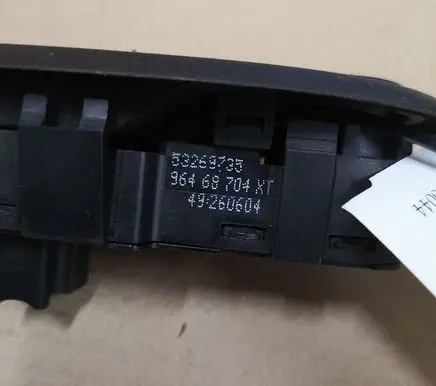 Peugeot 407 Electric window control switch 96468704XT