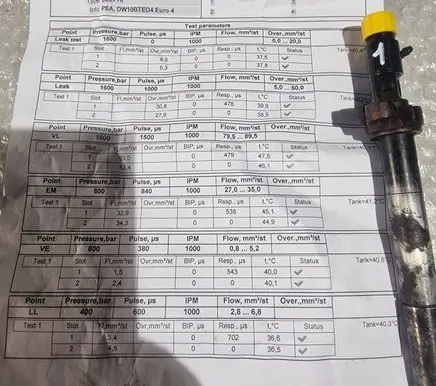 Citroen C5 Fuel injector 9656389980 EJBR03801D 2580FB17F43