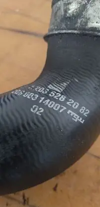 Mercedes-Benz C W203 Intercooler hose/pipe A2035282082