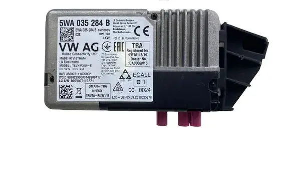 Volkswagen T-Roc Bluetooth control unit module 5WA035284B