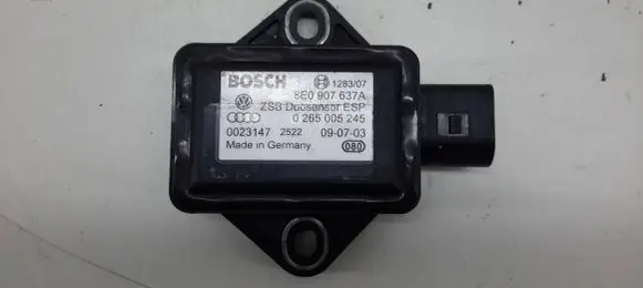 Audi A6 S6 C5 4B ESP acceleration yaw rate sensor 8E0907637A 0265005245 0023147