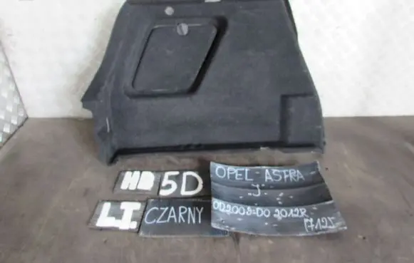 Opel Astra J Tailgate/boot cover trim set 