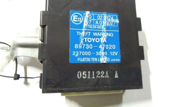 Toyota Prius (XW20) Alarm control unit/module 8973047020 2370003090 051122A