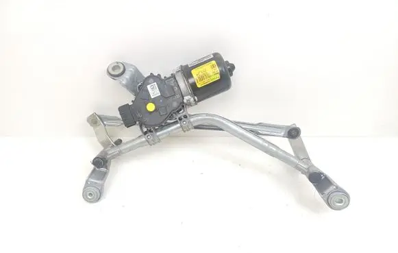 Front wiper linkage and motor