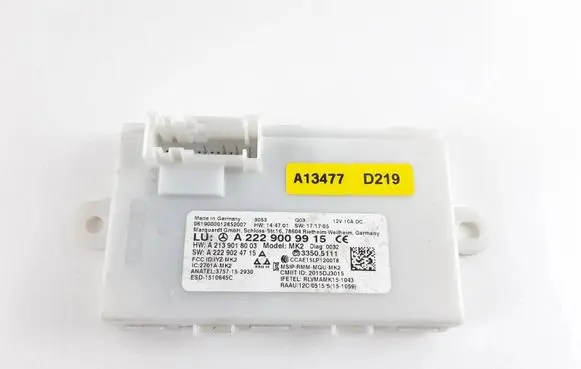 Mercedes-Benz C W205 Keyless (KESSY) go control unit/module A2229009915 A2139018003 A2229024715