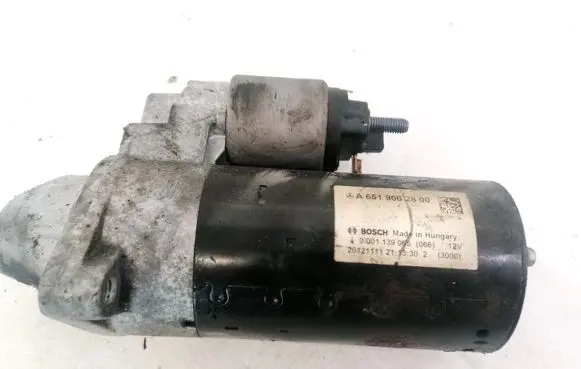 Mercedes-Benz E W212 Starter motor A6519062800 0001139065