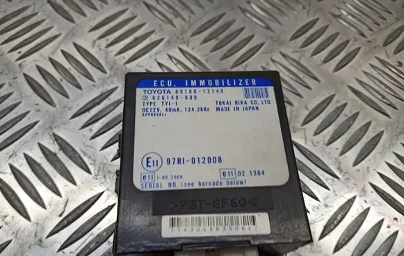 Toyota Corolla E120 E130 Immobilizer control unit/module 