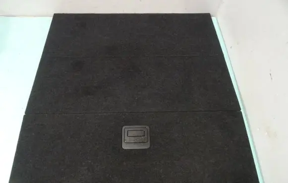 Volkswagen PASSAT B6 Trunk/boot floor carpet liner 3C9863463