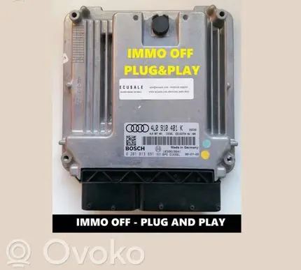 Audi Q7 4L Engine control unit/module 0281013691 4L0910401K 4L0907401
