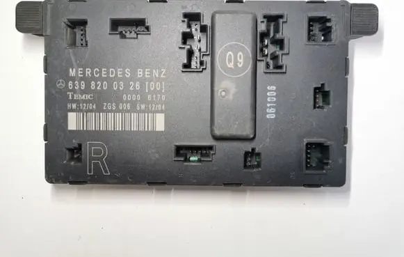 Mercedes-Benz Vito Viano W639 Door control unit/module 6398200326