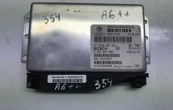 Audi A4 S4 B6 8E 8H Gearbox control unit/module 8E0927156R 0260002880