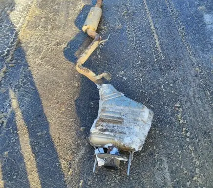 Mercedes-Benz CL C216 Muffler/silencer A2214915500