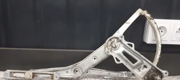 Opel Astra G Front window lifting mechanism without motor 90521869