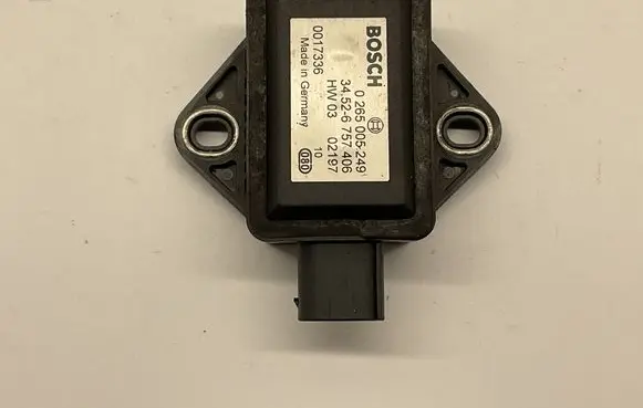 BMW 7 E65 E66 ESP acceleration yaw rate sensor 34526757406 0017336 0265005249