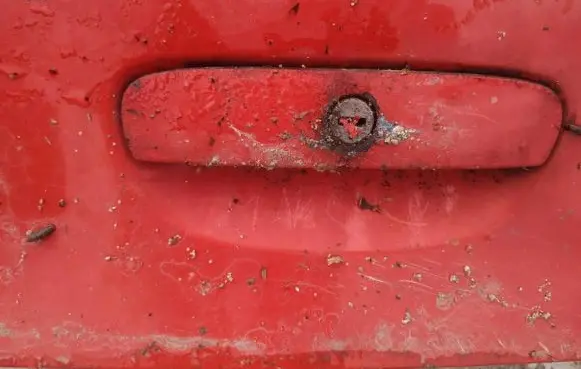 Volkswagen Polo IV 9N3 Tailgate exterior lock 