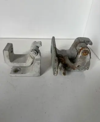 Front door hinge set