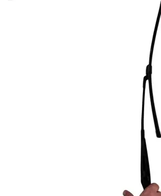 Front wiper blade arm