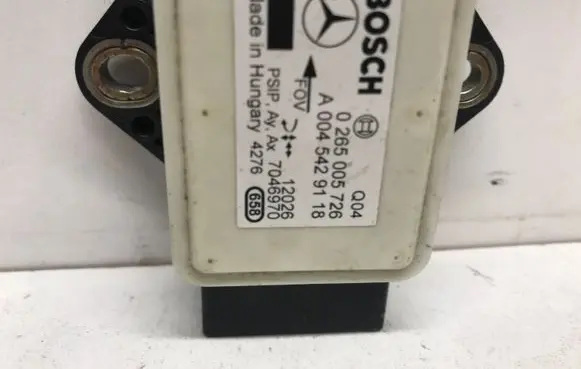 Mercedes-Benz A W169 ESP acceleration yaw rate sensor 0265005726 A0045429118