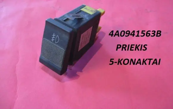 Fog light switch