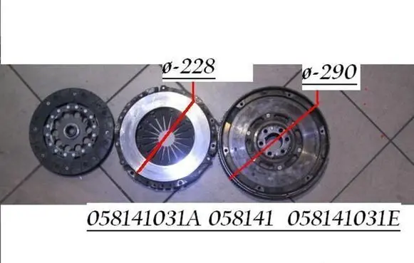 Audi A4 S4 B5 8D Clutch set kit 058141 058141031A
