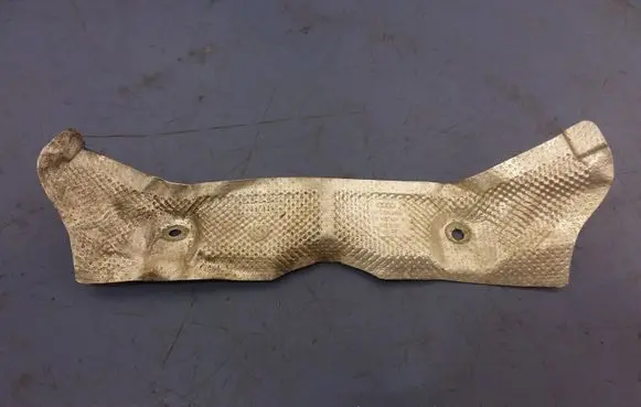 Audi A8 S8 D4 4H Exhaust heat shield 4H0825623B