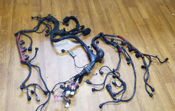 Audi A6 S6 C6 4F Engine installation wiring loom 4F1971072FB 7L0906385A