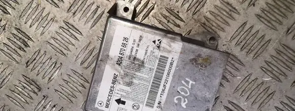 Mercedes-Benz C W204 Airbag control unit/module a2048706826