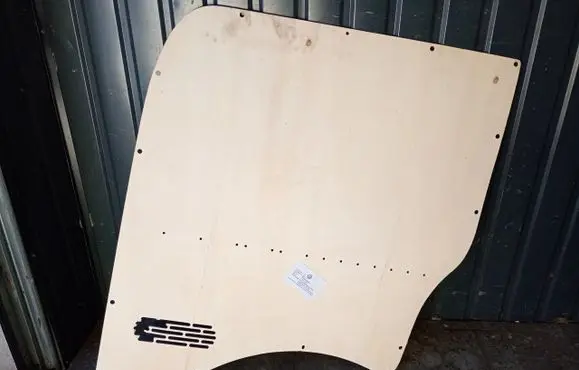 Volkswagen Multivan T5 Trunk/boot side trim panel 7H1867406AS
