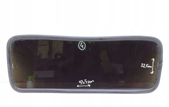 Opel Grandland X Rear door window glass