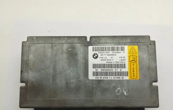BMW 5 E60 E61 Airbag control unit/module 6938930 532221827