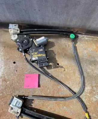 Volkswagen Sharan Rear door window regulator with motor 7M3959812 YM2114533BA