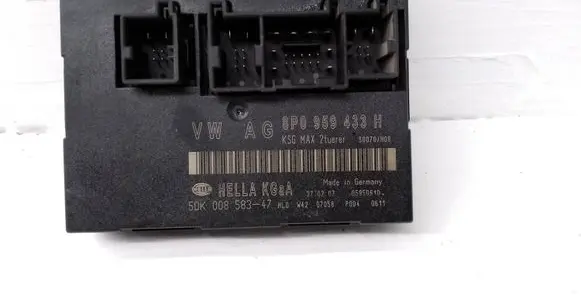 Audi A3 S3 A3 Sportback 8P Comfort/convenience module 8P0959433H 5DK00858347