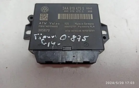 Volkswagen Tiguan Parking PDC control unit/module 3AA919475S 4H0919475E
