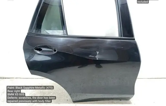BMW X5 G05 Rear door