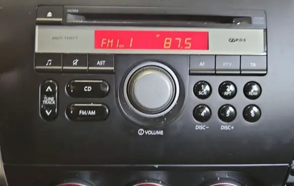 Fiat Sedici Radio/CD/DVD/GPS head unit 39101-79J0 IMPRK1418156