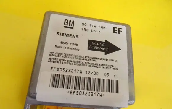 Opel Tigra A Airbag control unit/module 09114586