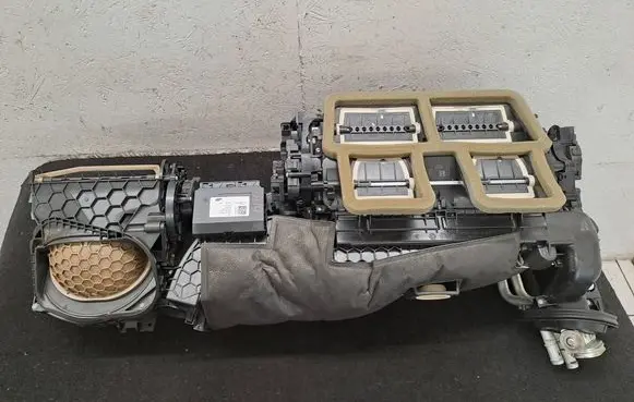 Interior heater climate box assembly