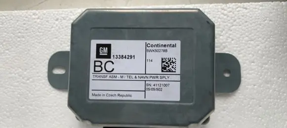 Opel Astra J GPS navigation control unit/module 13384291