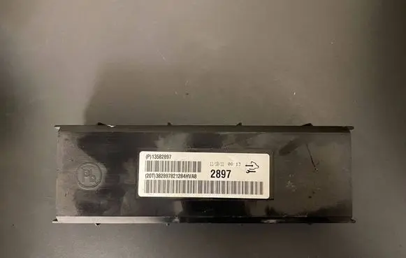 Chevrolet Cruze Air conditioning/heating control unit 13582897