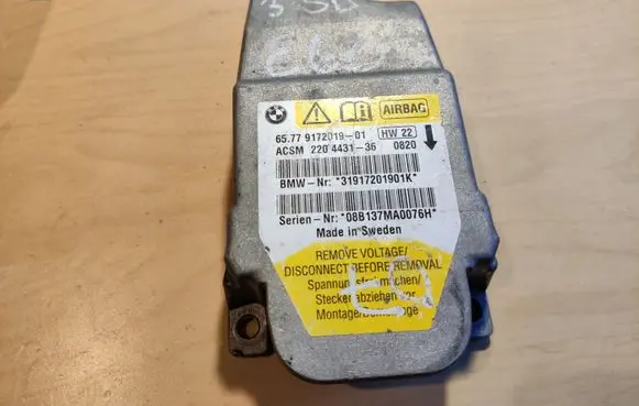 BMW 5 E60 E61 Airbag control unit/module 6577917201901