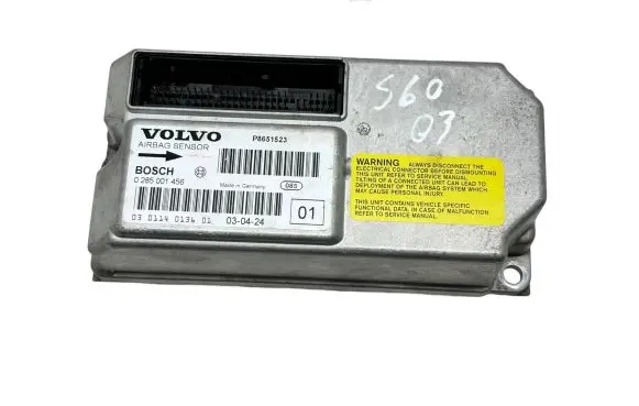 Volvo S80 Airbag control unit/module P8651523 0285001456 030114013601