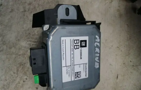 Opel Meriva B GPS navigation control unit/module 13306648