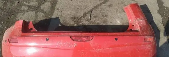 Nissan Note (E11) Rear bumper raudonas