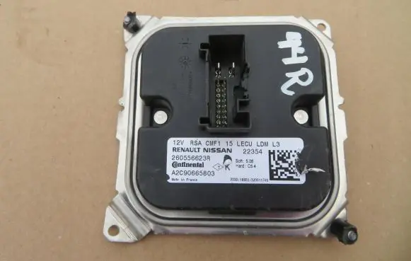 Renault Clio IV LED ballast control module 260556623R
