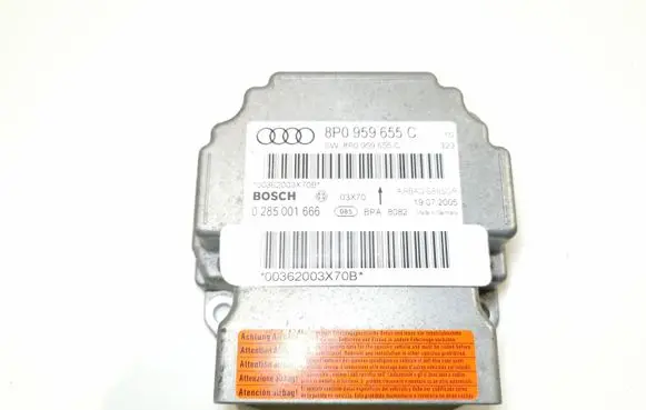 Audi A3 S3 8P Airbag control unit/module 8P0959655C 0285001666