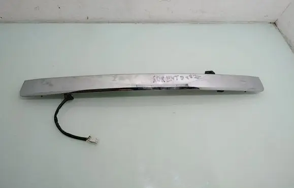 Trunk door license plate light bar