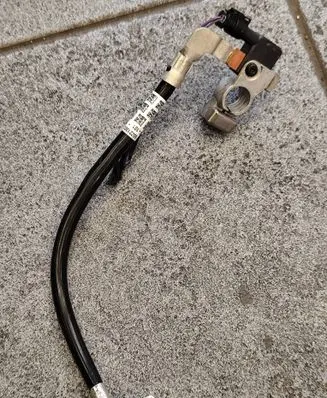 BMW 5 G30 G31 G38 Negative earth cable (battery) 6840519 61216840519